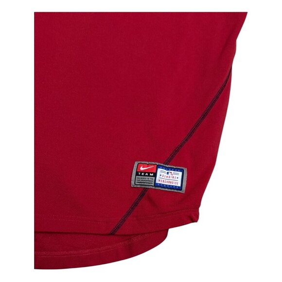 BOSTON RED SOX Vintage Y2K Red MLB Baseball NIKE Jersey Mens 2XL - Picture 5 of 5